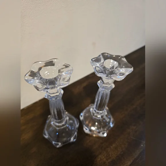 Glass Candle Holders - Picture 2 of 3